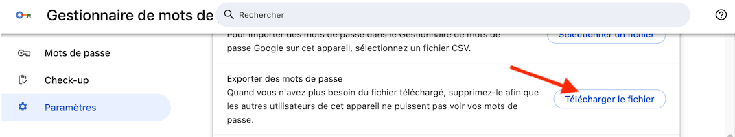 Visualiser les mots de passe Google Chrome