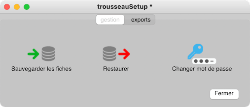 outils trousseaux